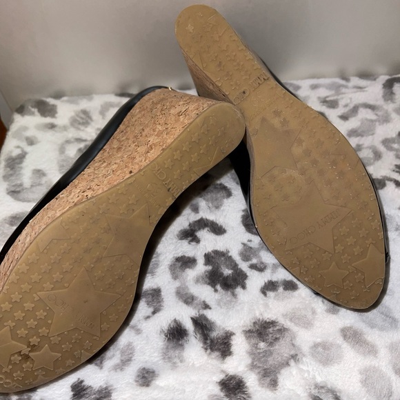 JIMMY CHOO Cork Wedge Pumps - Picture 4 of 6